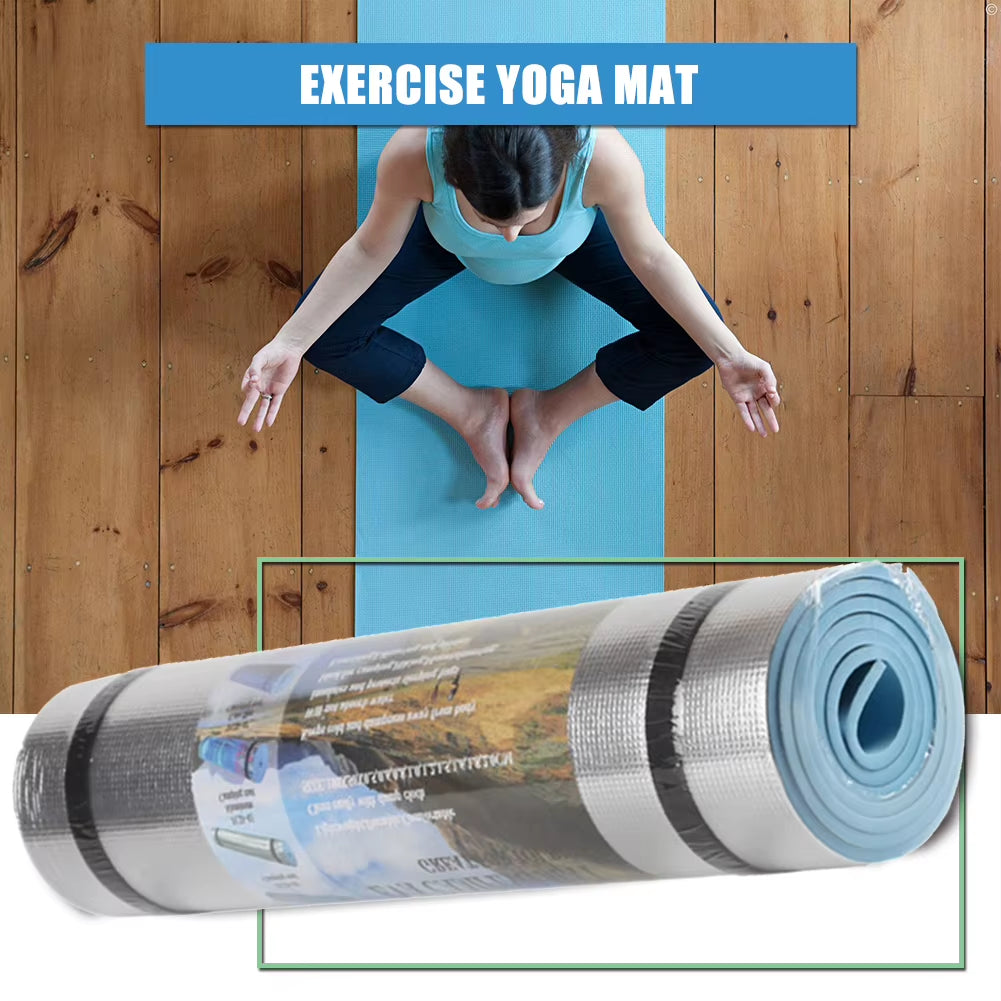 1800X500X6Mm EVA Yoga Mat 6Mm Thick Yoga Gym Exercise Mat Moisture-Proof Fitness Yoga Accessories Outdoor Camping Picnic Mat