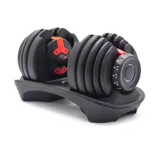 World Class Manufacturer 24KG Adjustable Dumbbells Set for Gym or Home